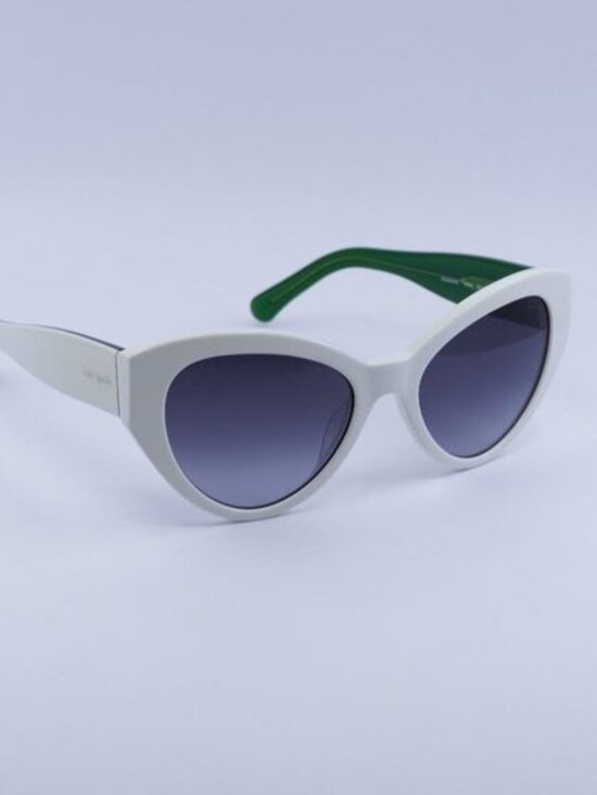 Kate Spade PAISLEIGH/S 0VK6 9O Sunglasses - White Frame, Grey Lenses main image 9